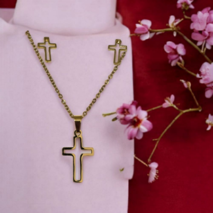 Cross Pendant Set