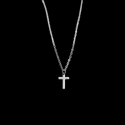 Pure cross pendent necklace