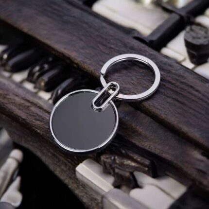 Round acrylic keychain