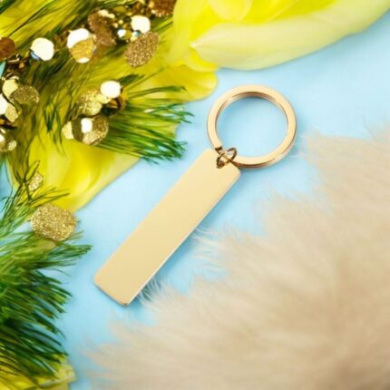 Golden keychain