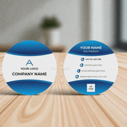 Round Magnetic Business Card